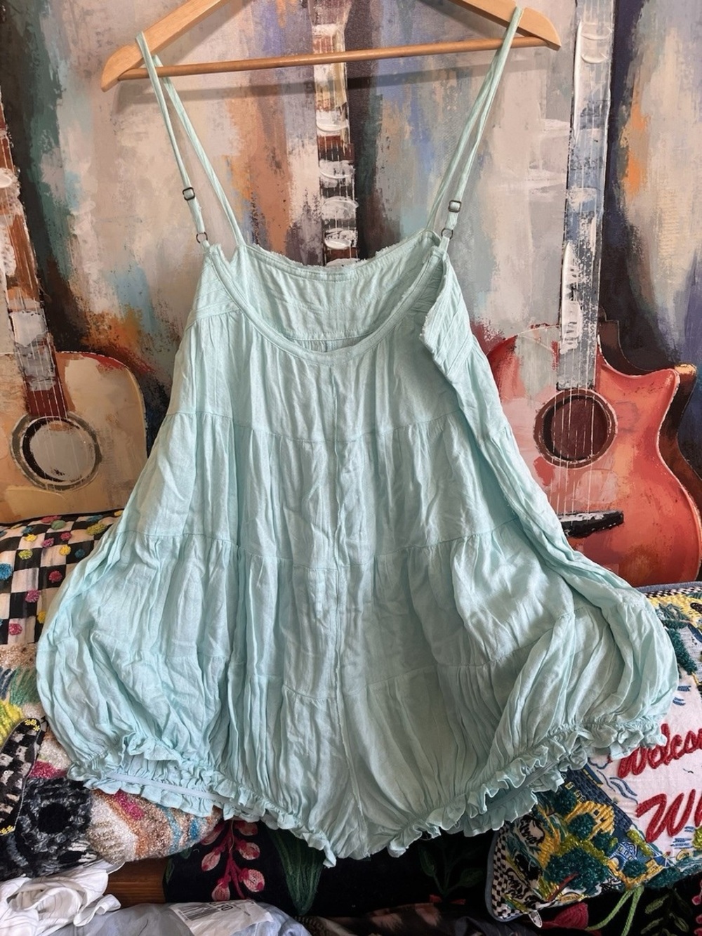 Free people Intimately - Solid Crush & Blush Romper size S blue - Picture 4 of 11